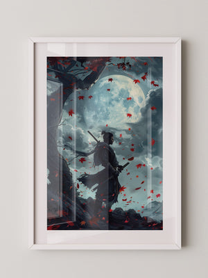 Samurai Mondnacht Blätter