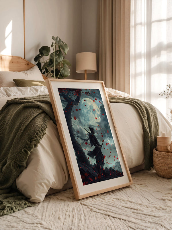 Samurai Mondnacht Blätter