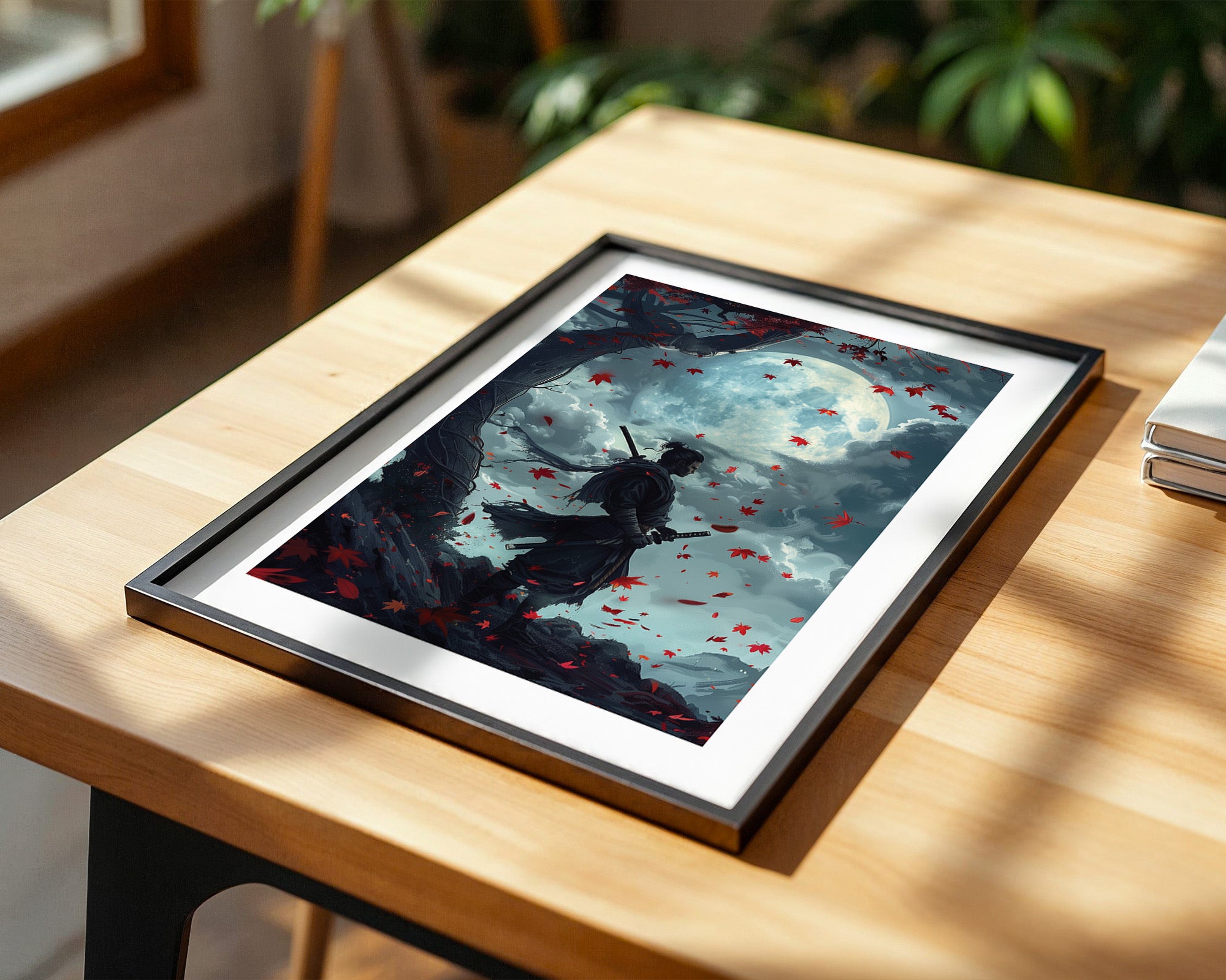 Samurai Mondnacht Blätter