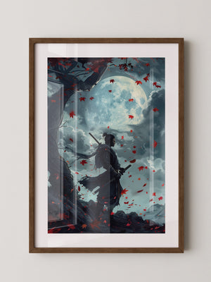 Samurai Mondnacht Blätter