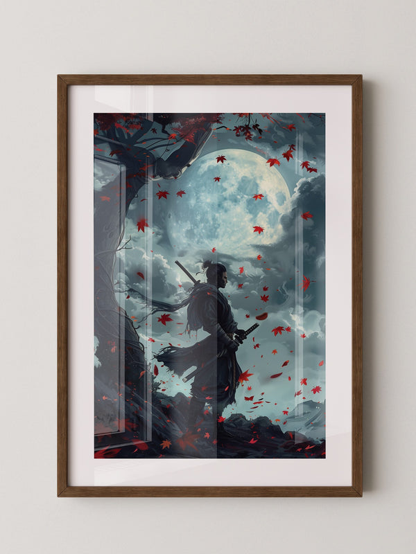 Samurai Mondnacht Blätter