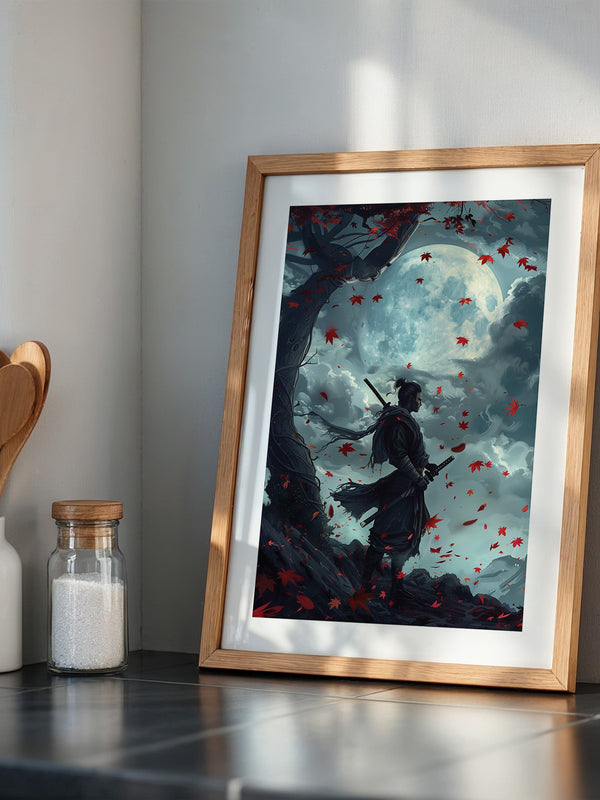 Samurai Mondnacht Blätter