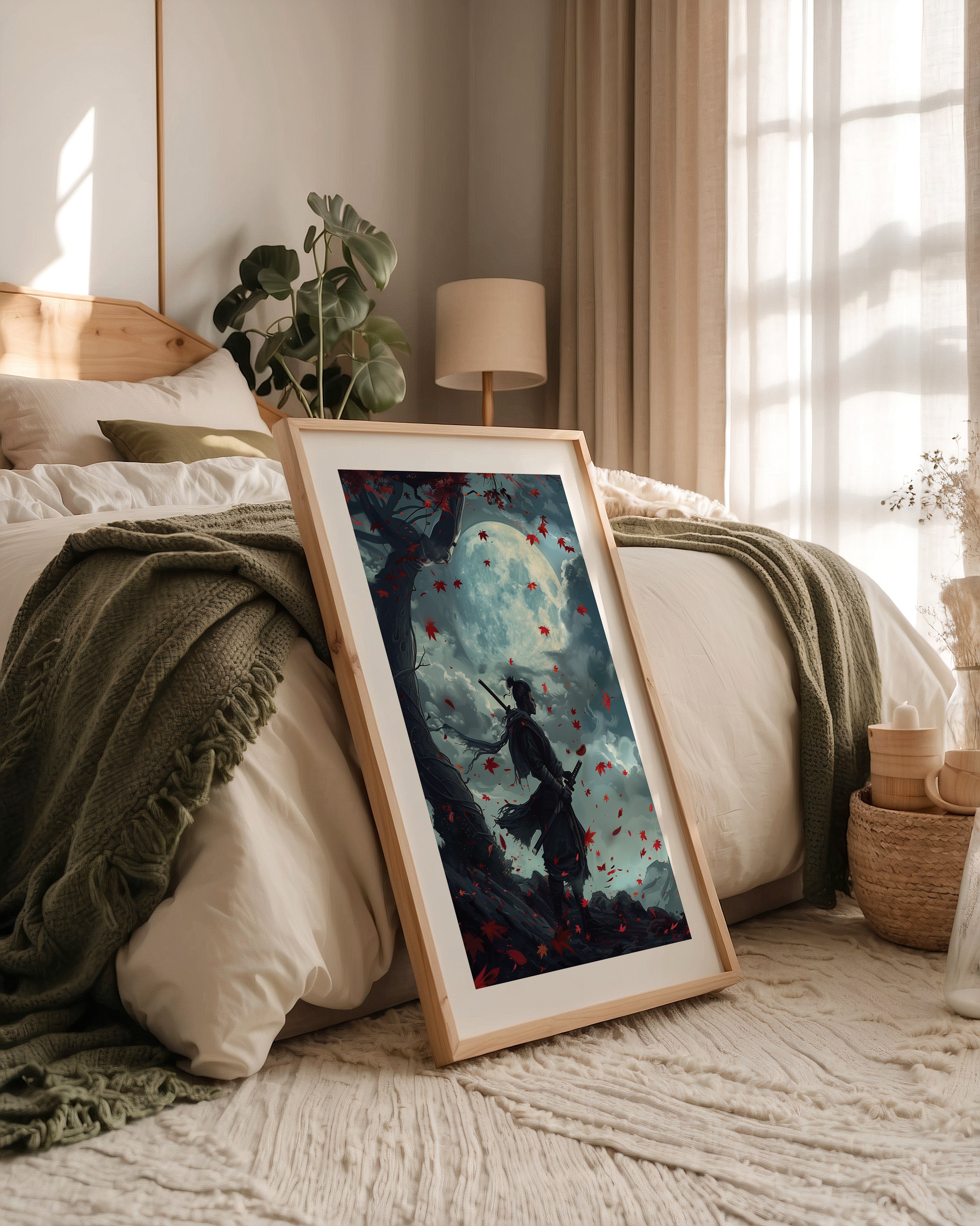 Samurai Mondnacht Blätter