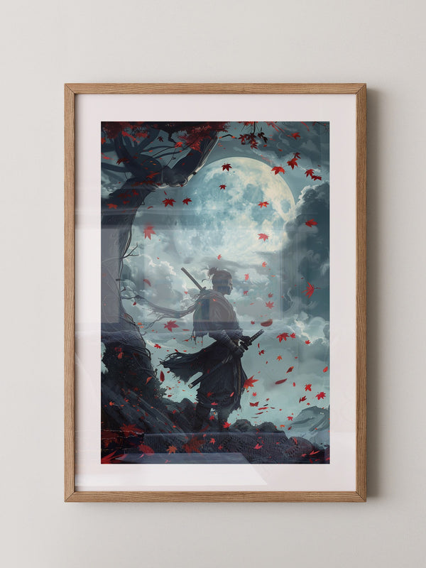 Samurai Mondnacht Blätter