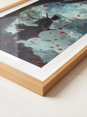 Samurai Mondnacht Blätter