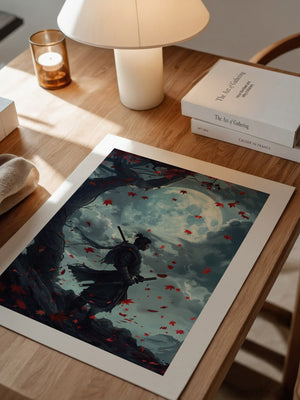 Samurai Mondnacht Blätter