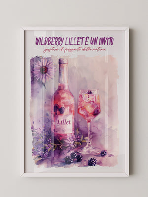 Blüten und Beeren Aquarell