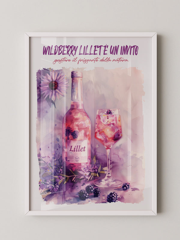 Blüten und Beeren Aquarell