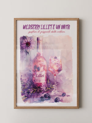 Blüten und Beeren Aquarell