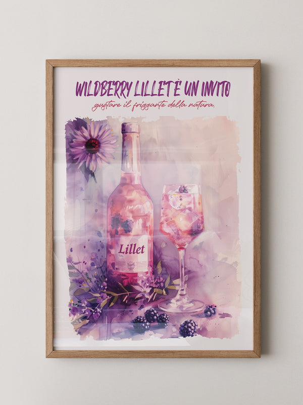 Blüten und Beeren Aquarell