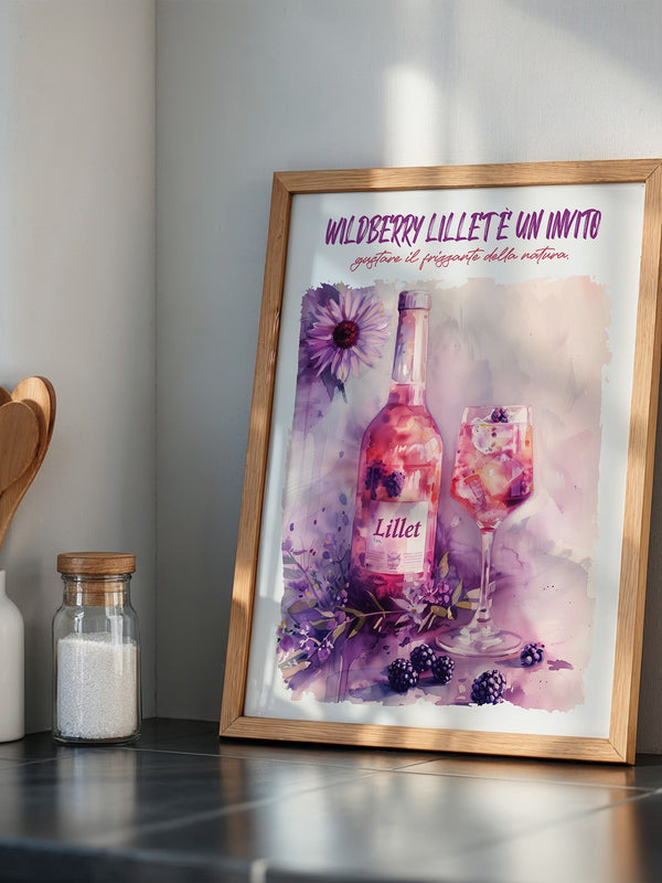 Blüten und Beeren Aquarell