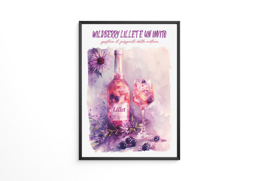 Blüten und Beeren Aquarell
