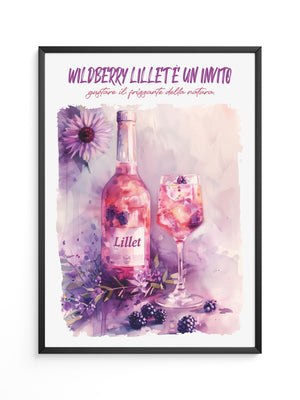 Blüten und Beeren Aquarell