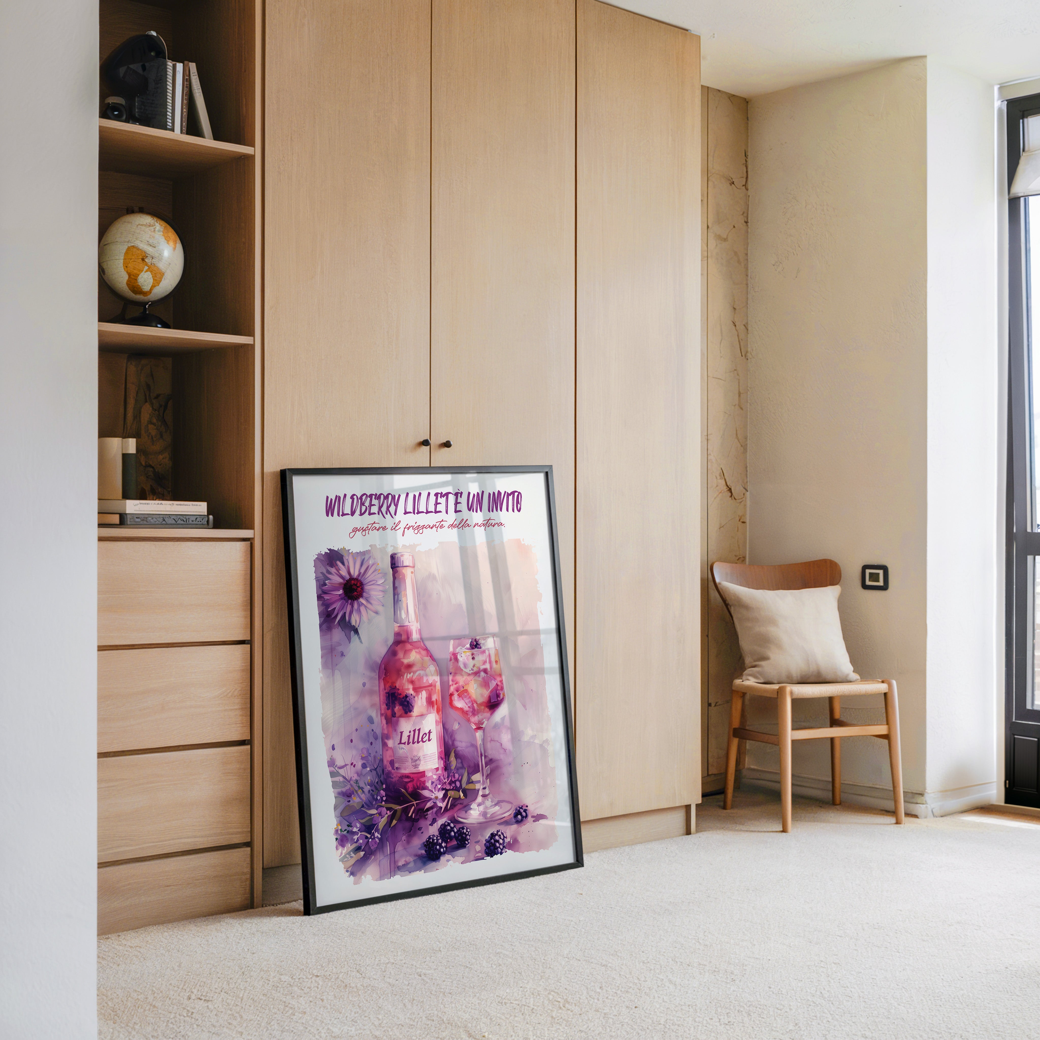 Blüten und Beeren Aquarell