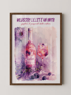 Blüten und Beeren Aquarell