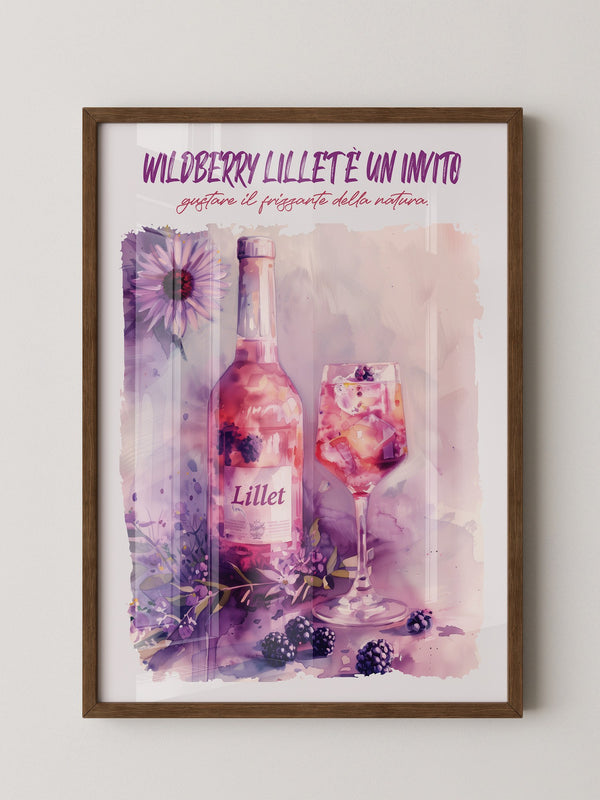 Blüten und Beeren Aquarell
