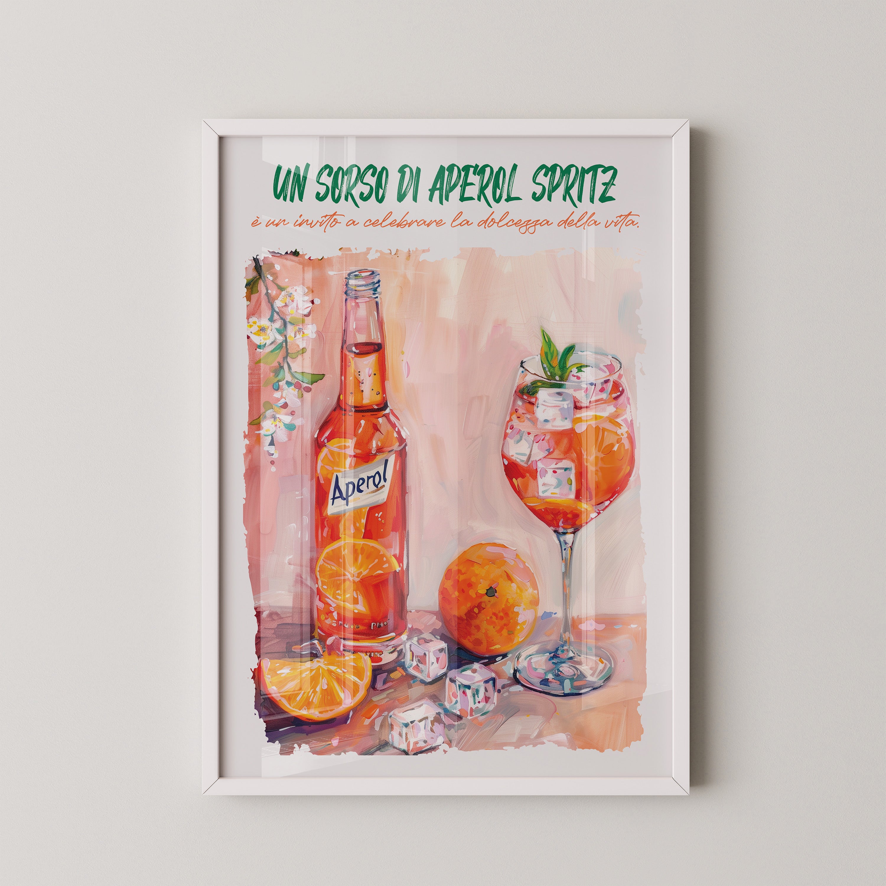 Aperol Spritz Aquarell