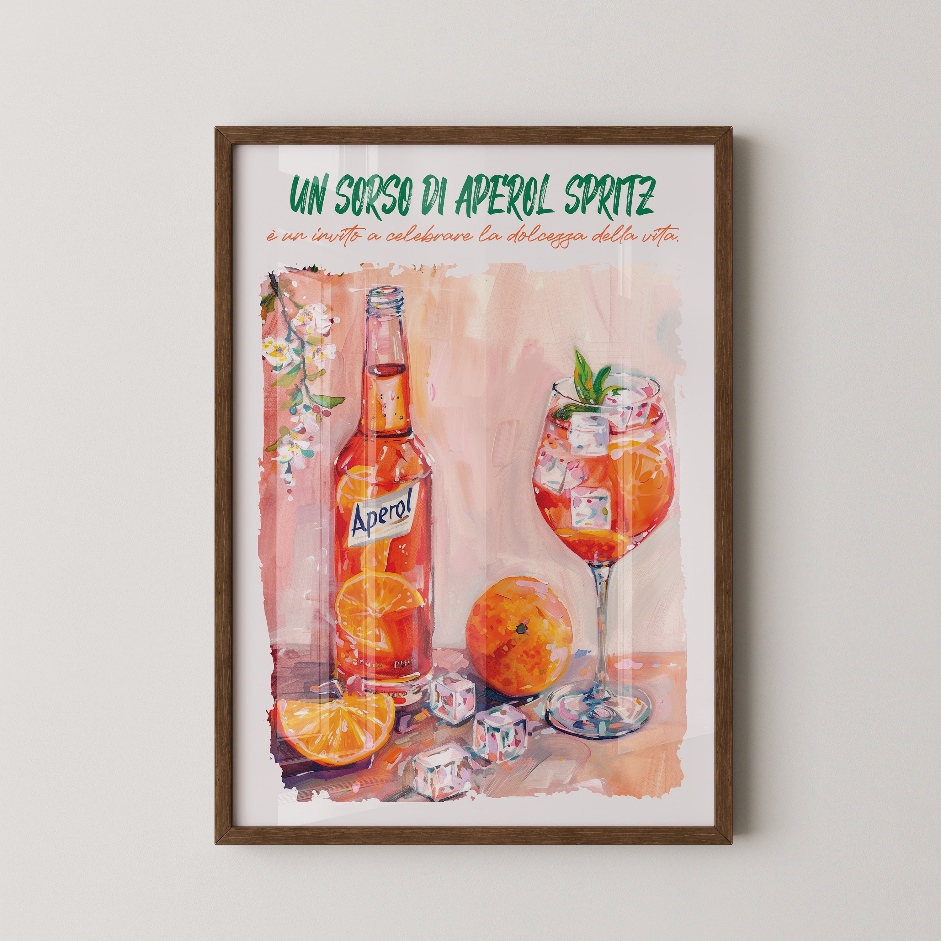 Aperol Spritz Aquarell