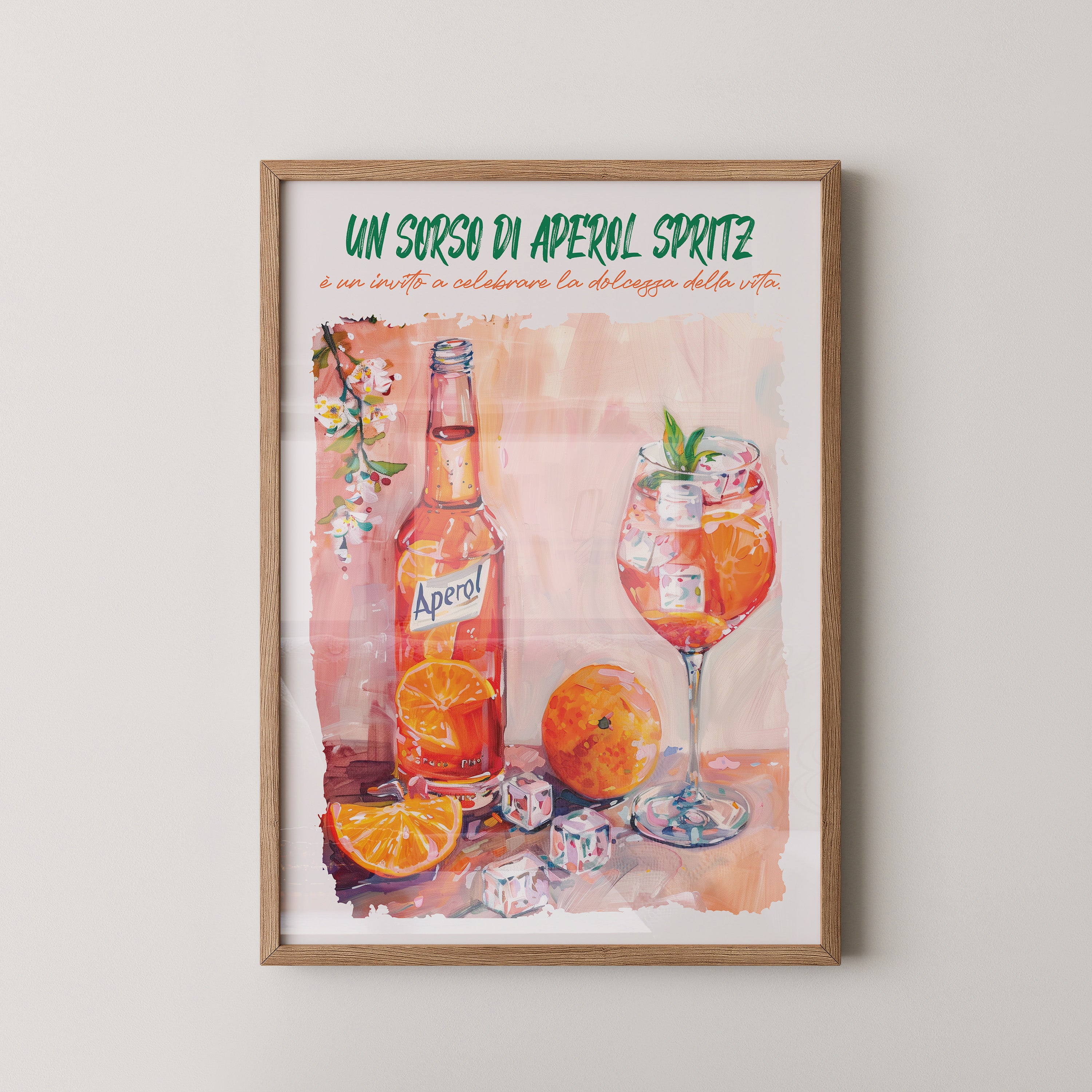 Aperol Spritz Aquarell