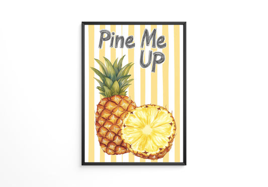Ananas Streifen Illustration
