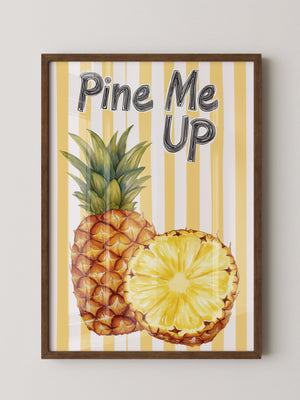 Ananas Streifen Illustration