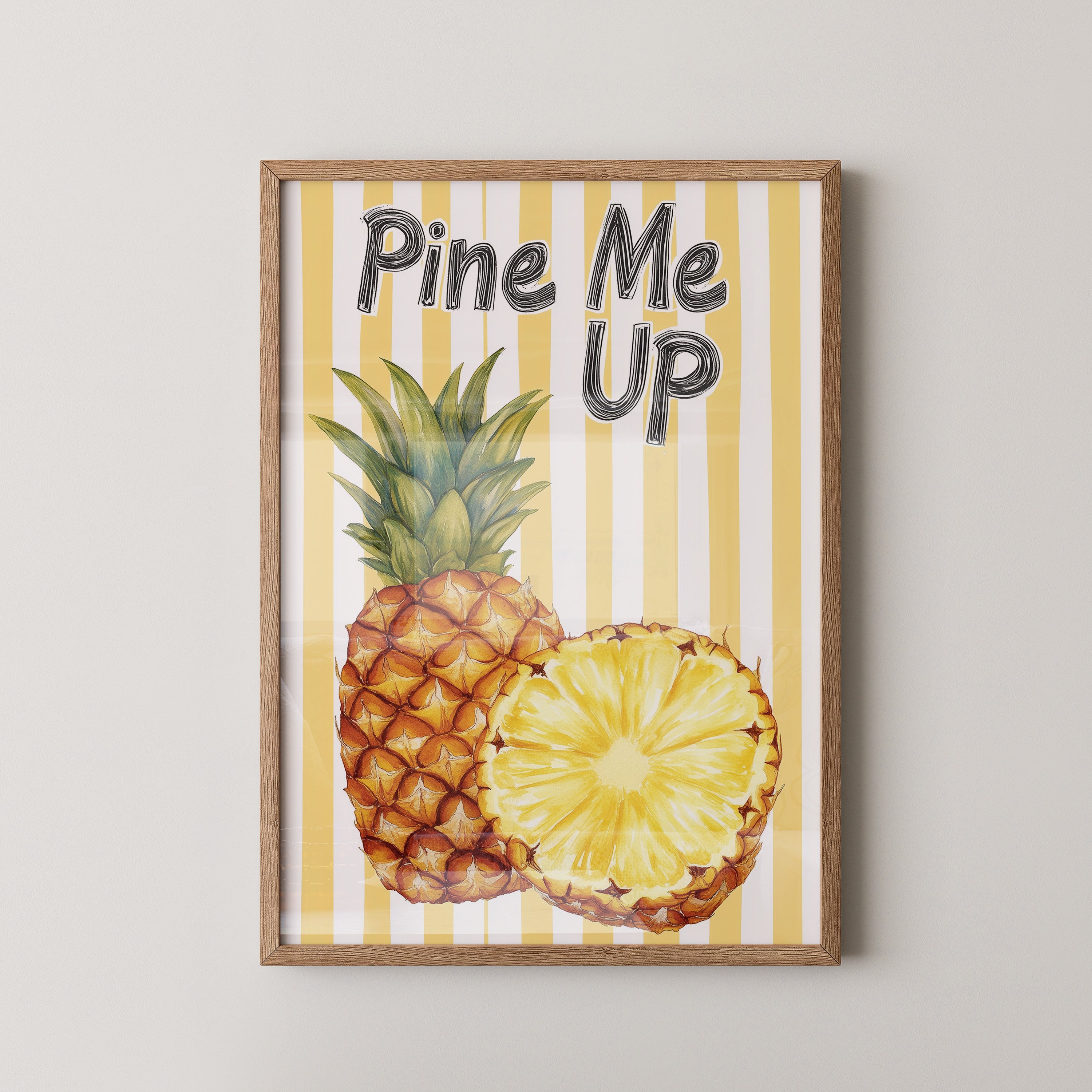 Ananas Streifen Illustration