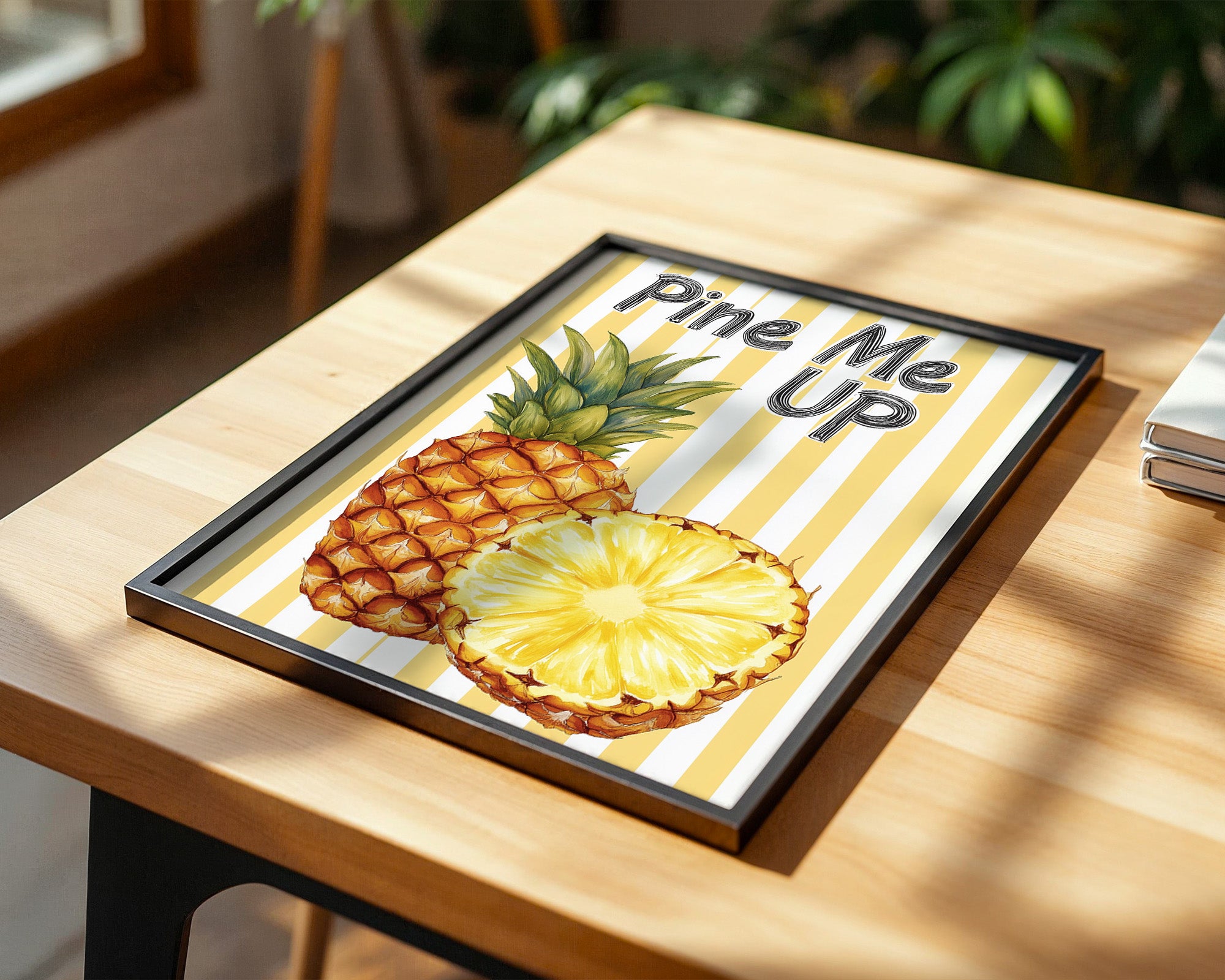 Ananas Streifen Illustration