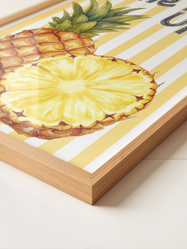 Ananas Streifen Illustration