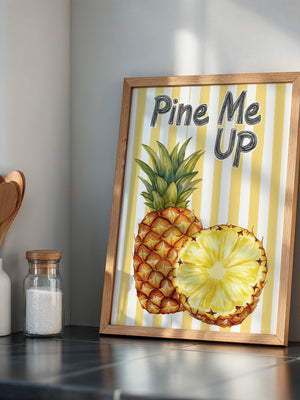Ananas Streifen Illustration