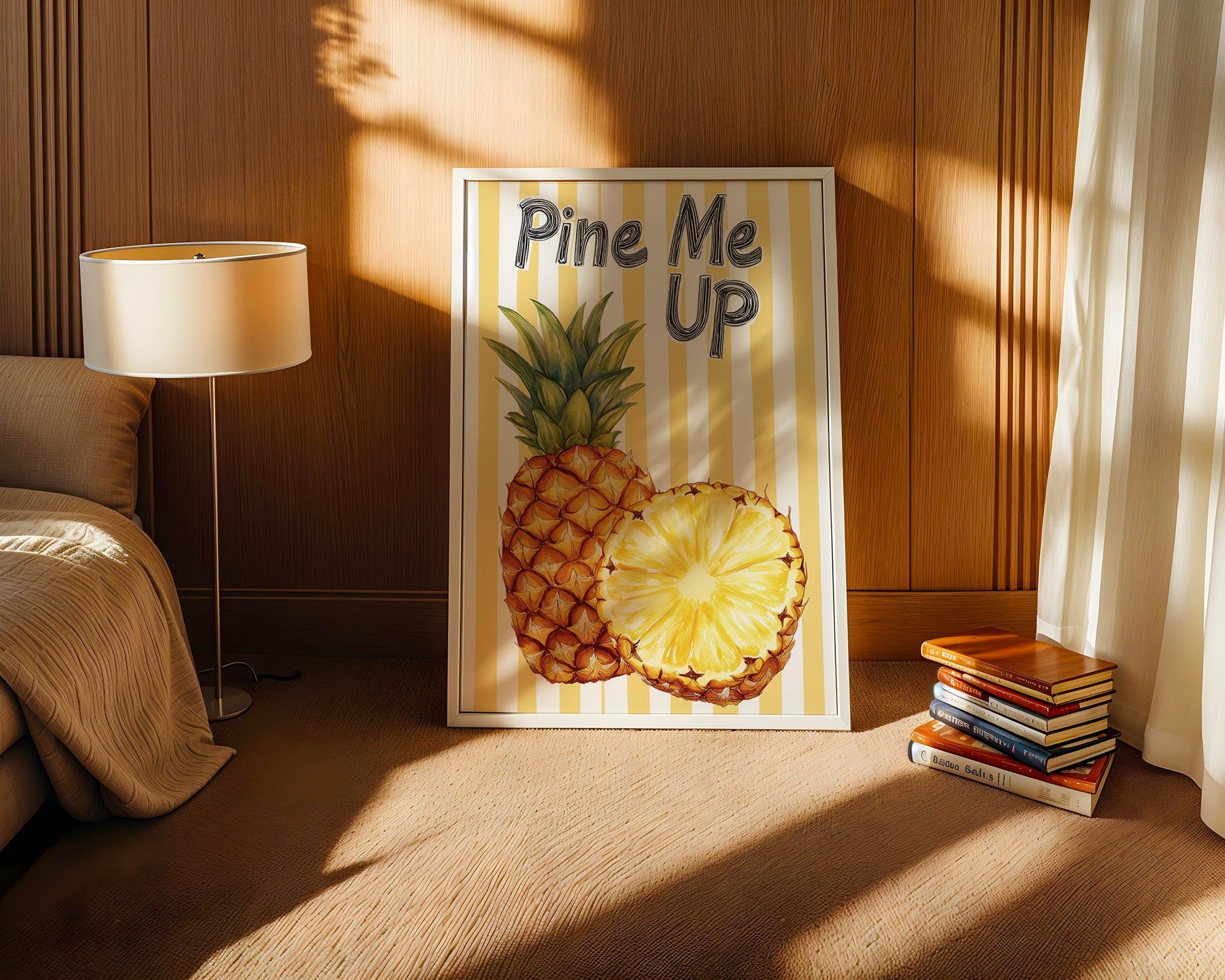 Ananas Streifen Illustration