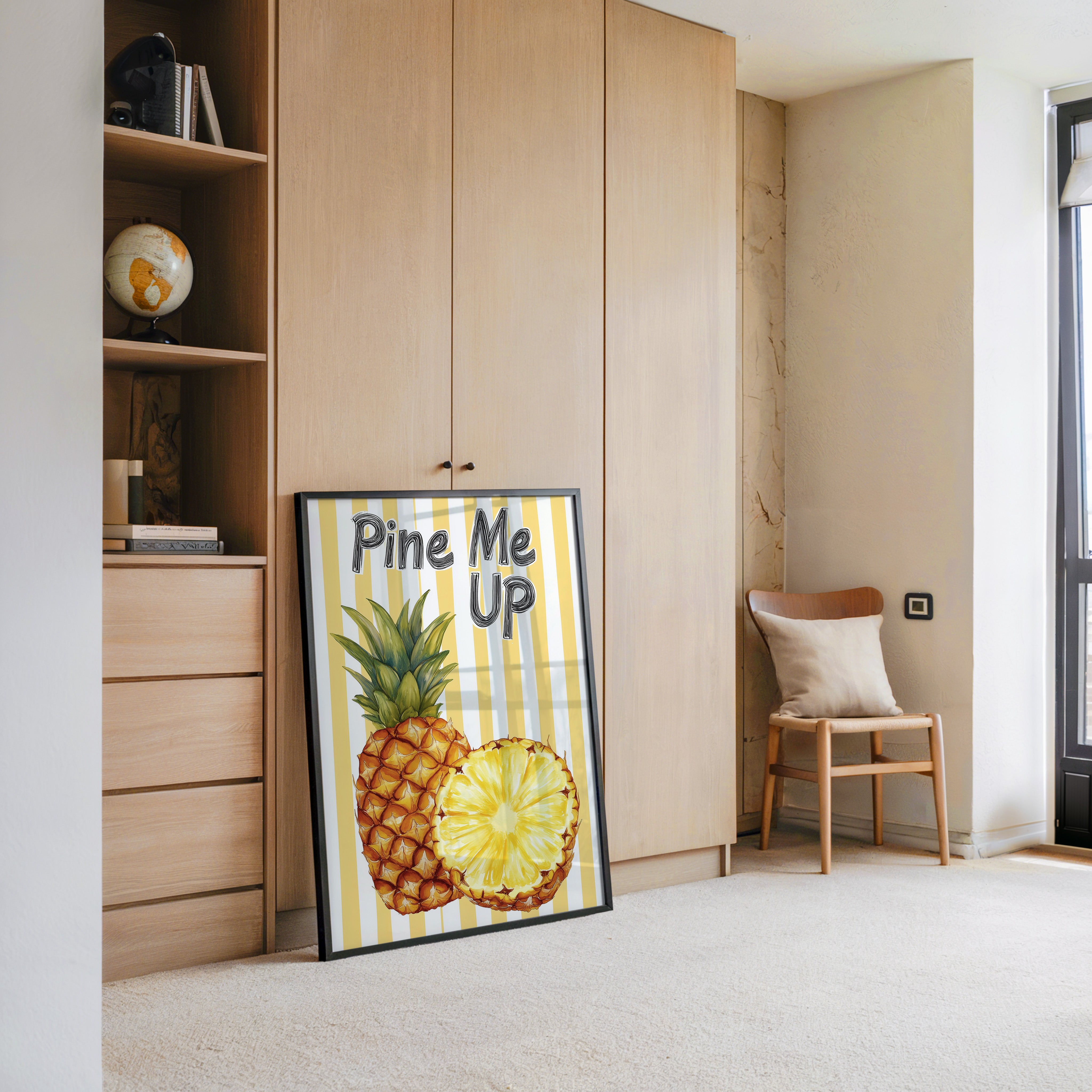 Ananas Streifen Illustration