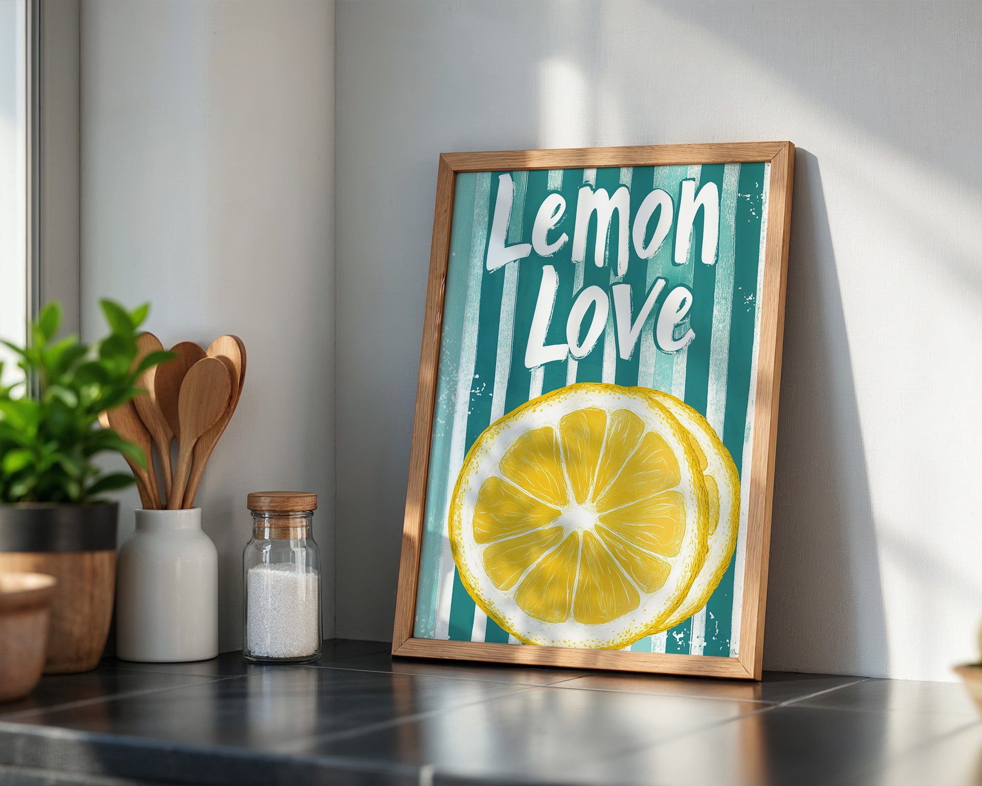 Zitrone Streifen Grafik