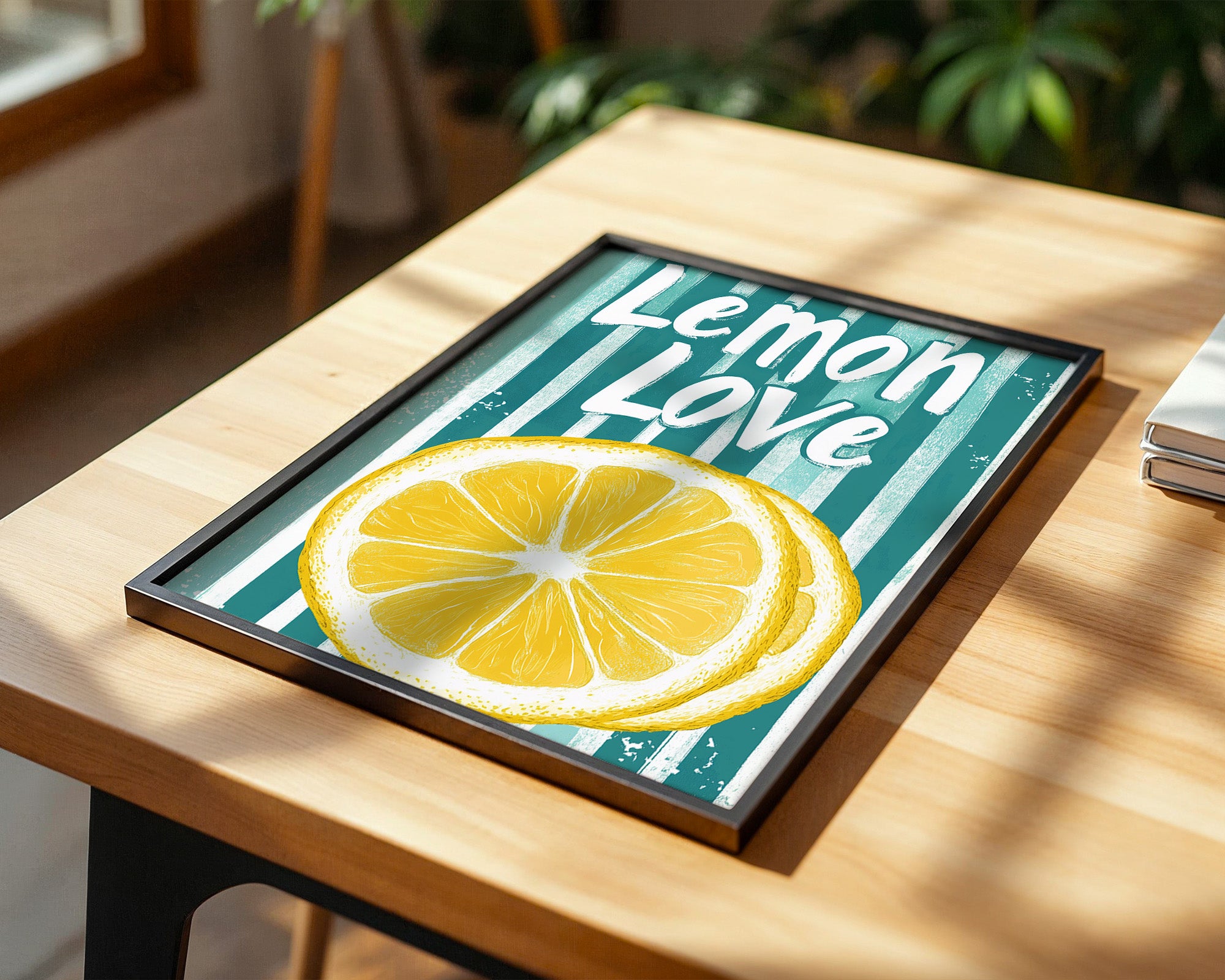 Zitrone Streifen Grafik