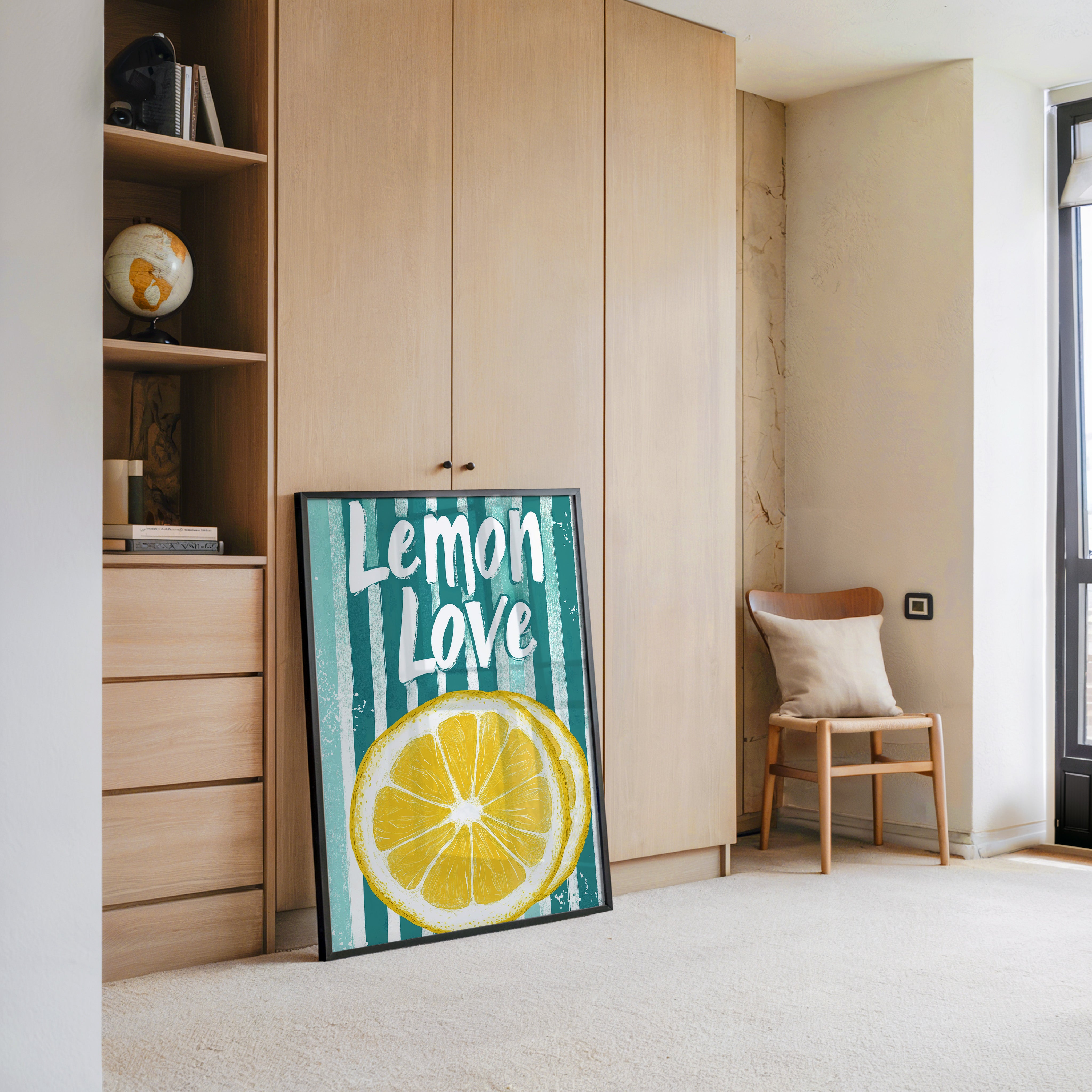 Zitrone Streifen Grafik