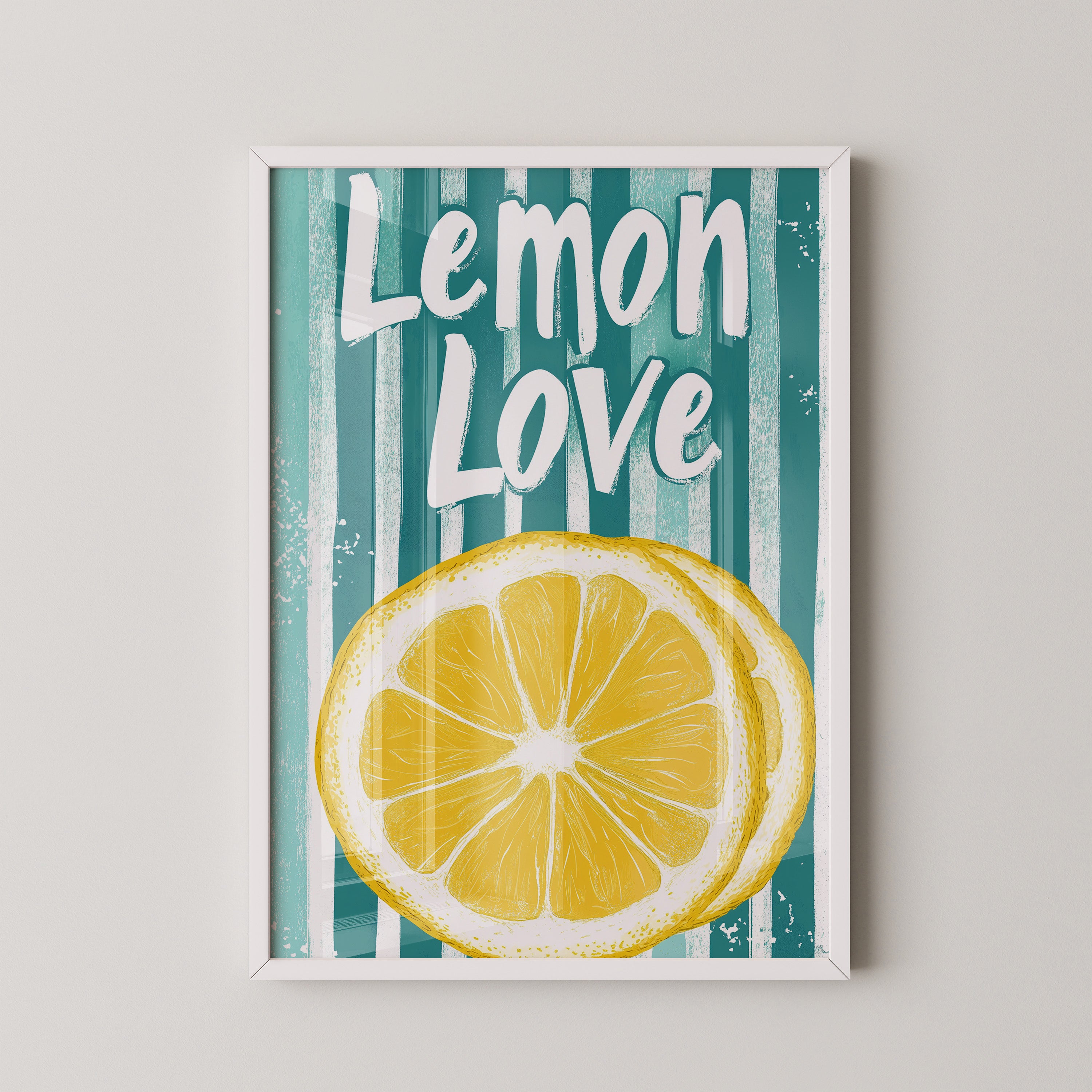 Zitrone Streifen Grafik