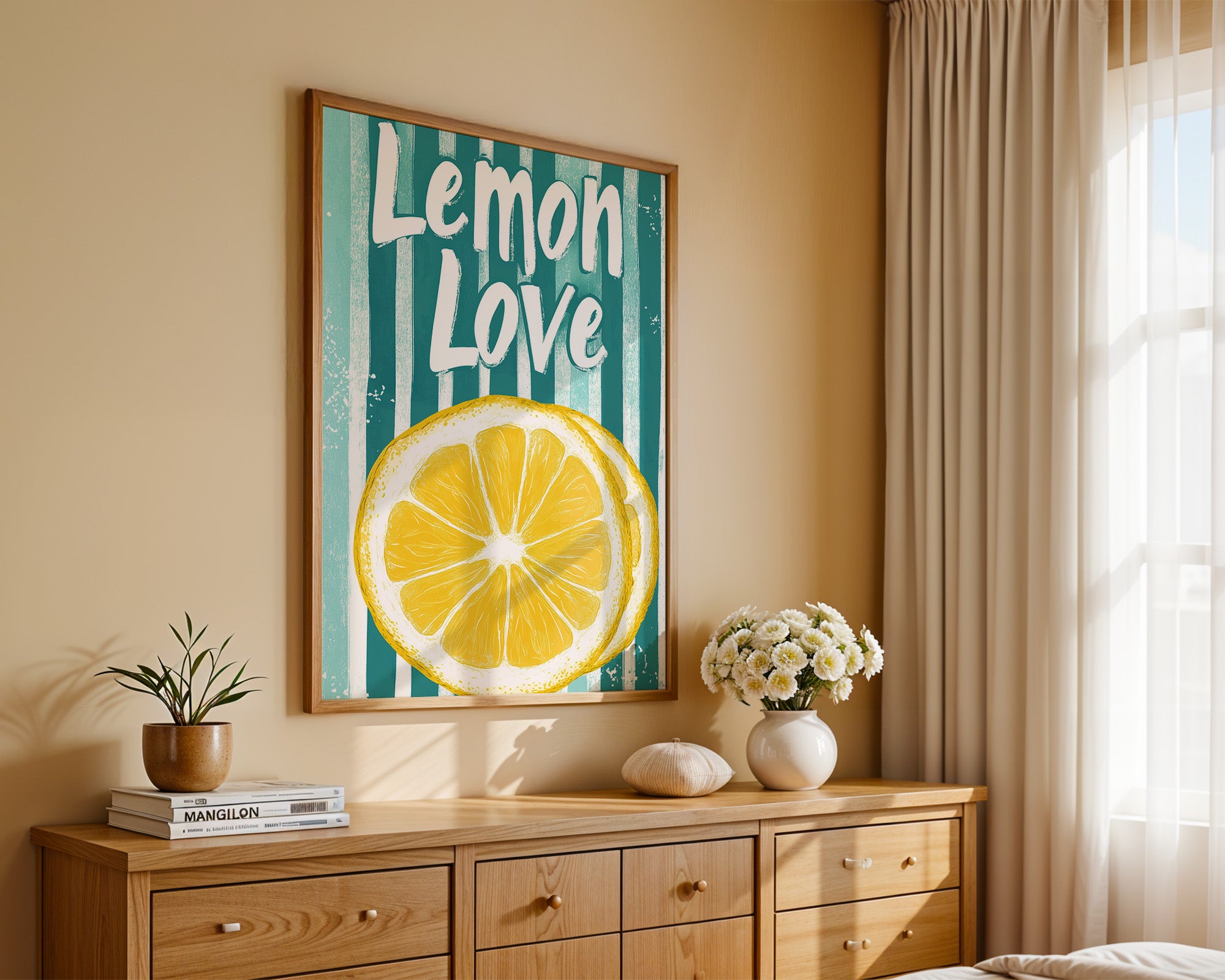 Zitrone Streifen Grafik