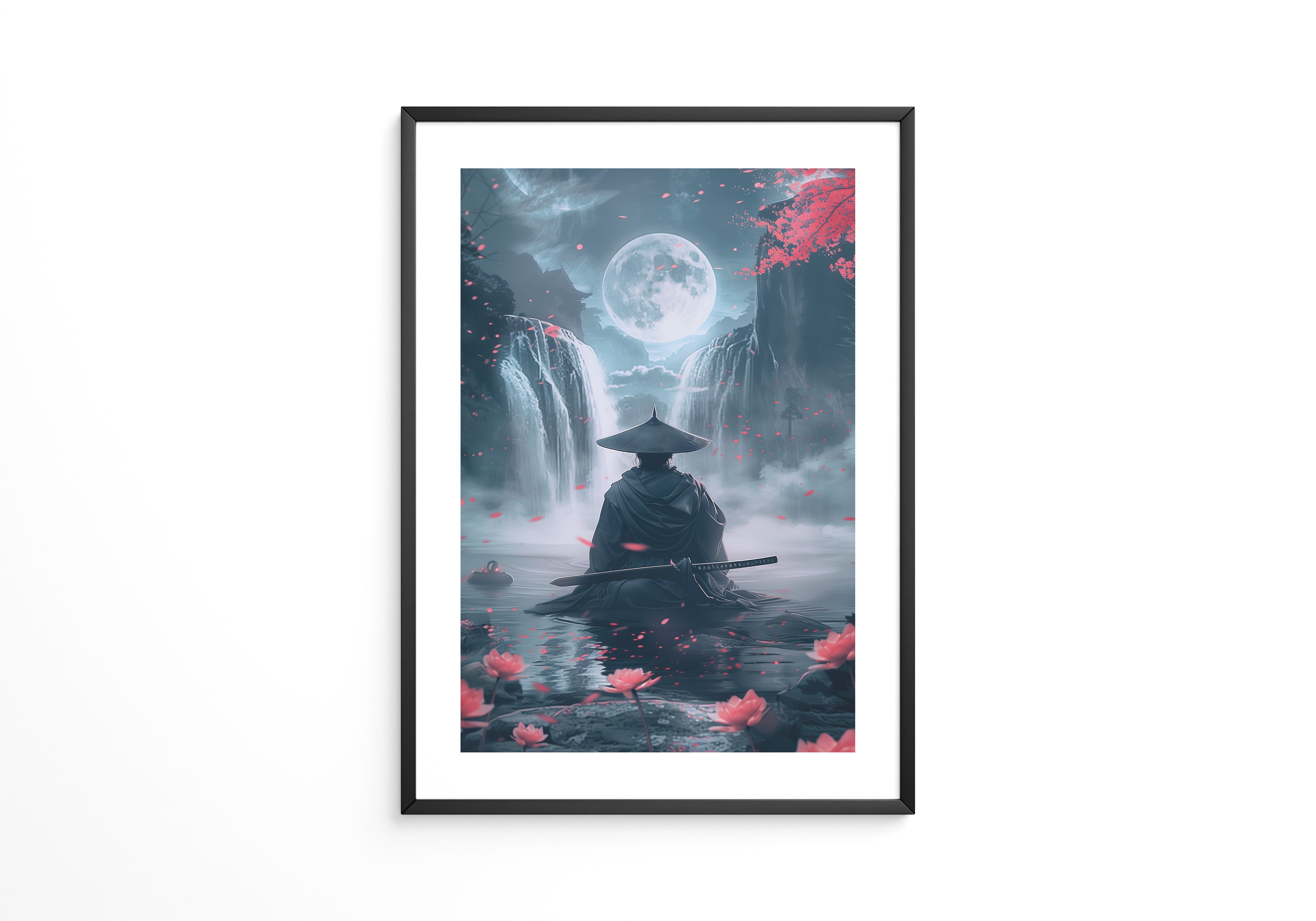 Samurai Nacht Mondscheinblüten