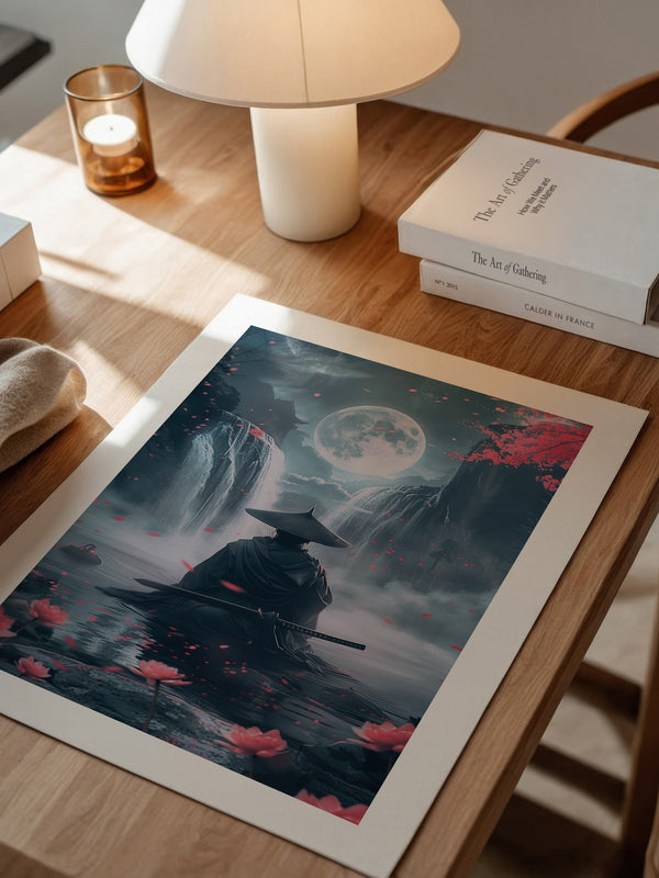 Samurai Nacht Mondscheinblüten