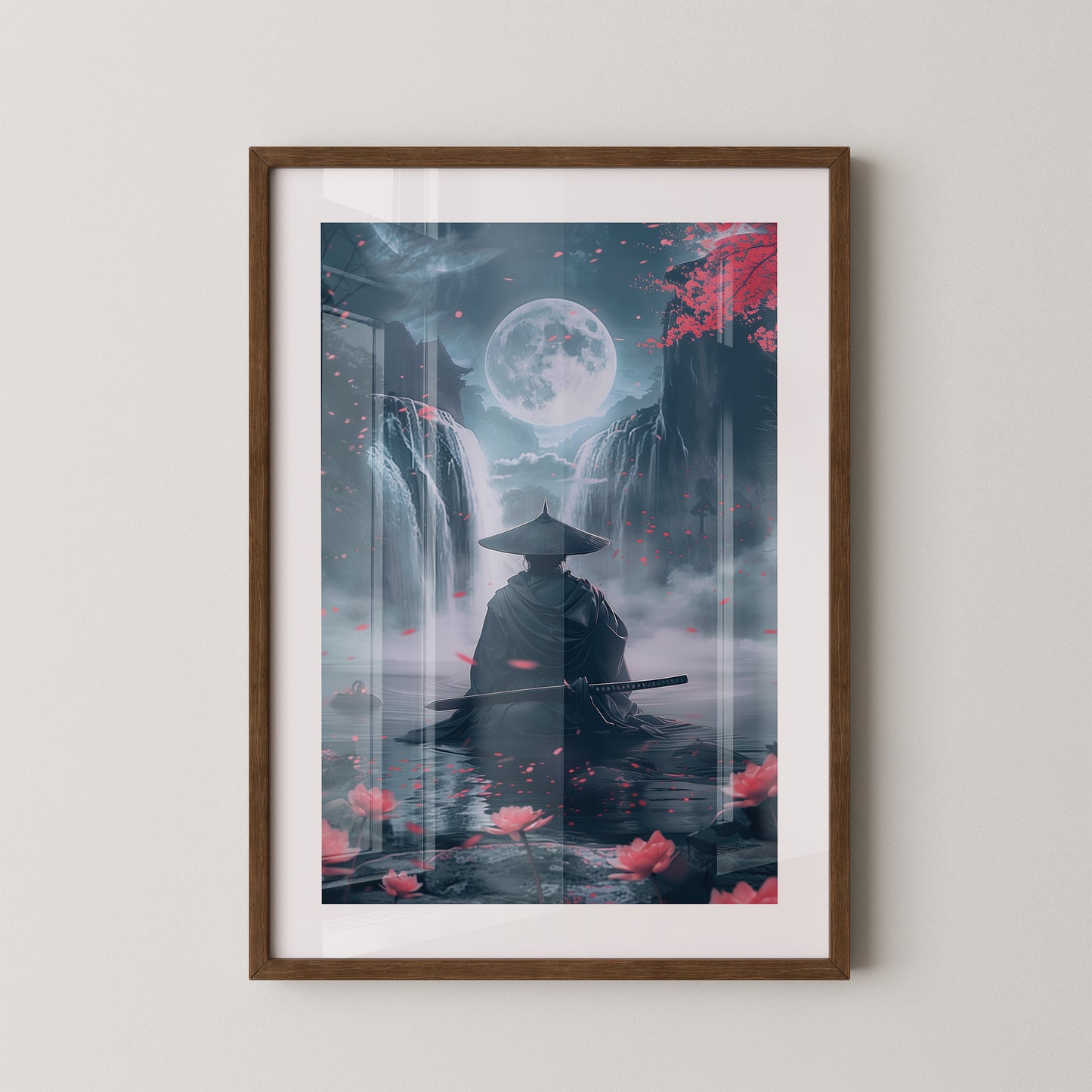 Samurai Nacht Mondscheinblüten