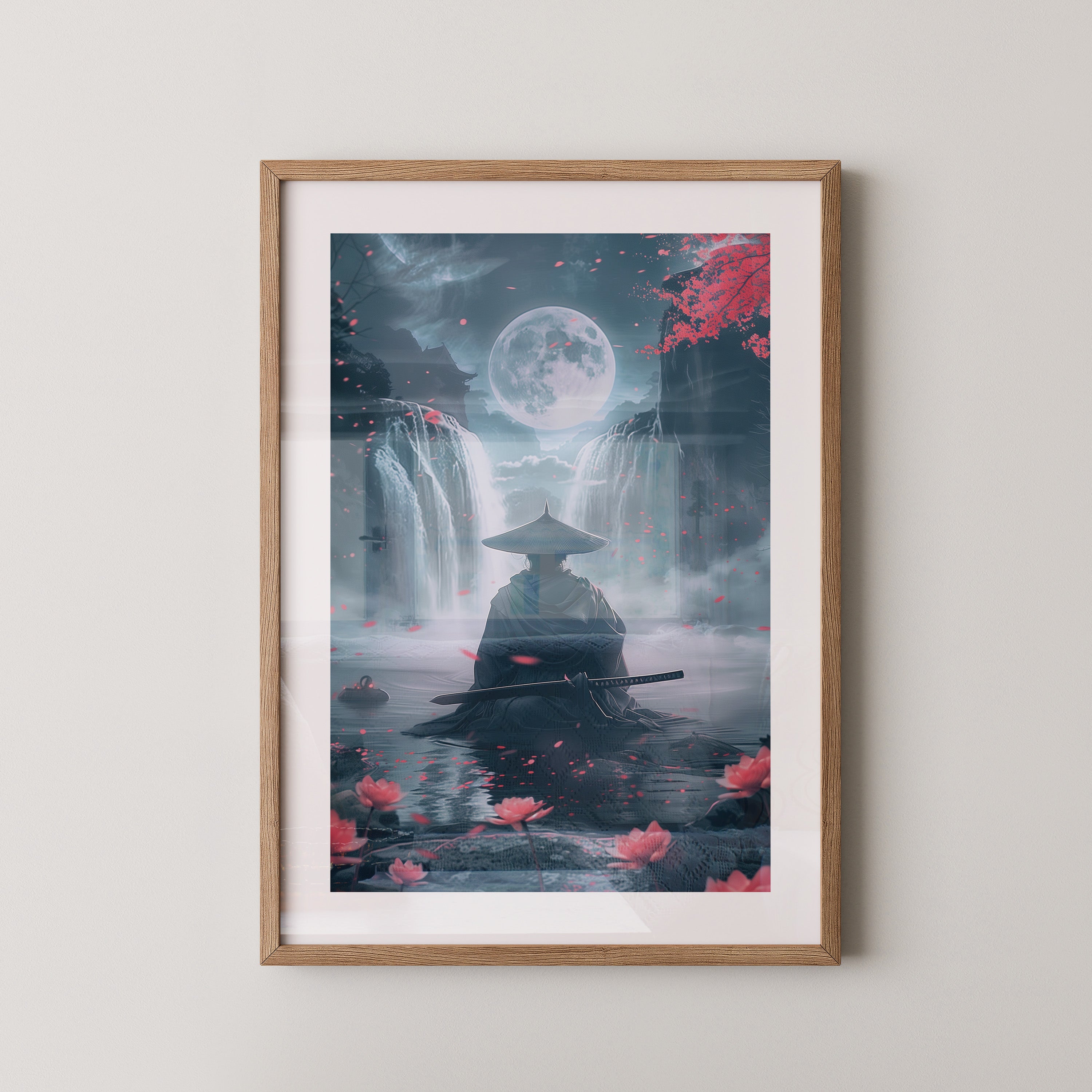 Samurai Nacht Mondscheinblüten