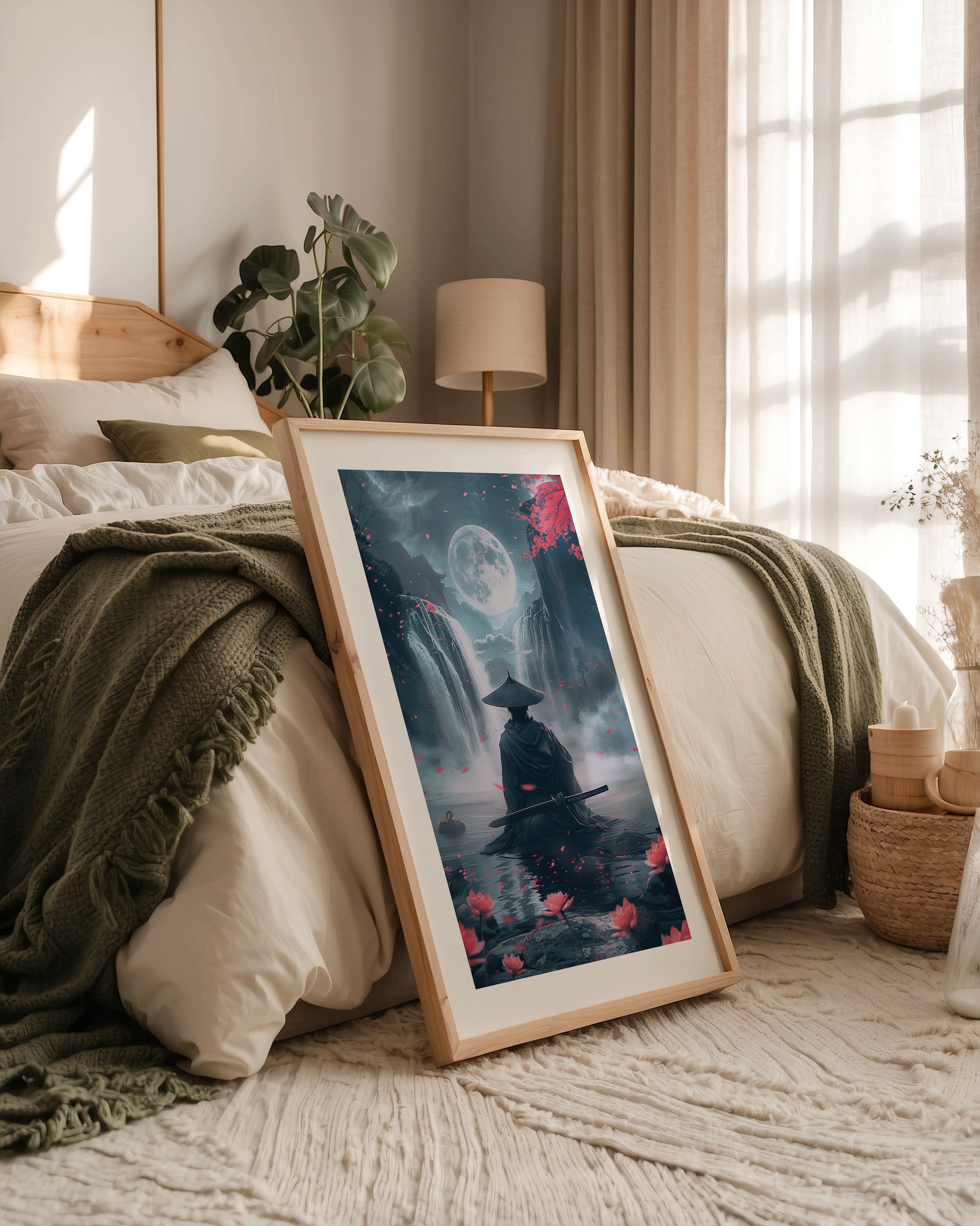 Samurai Nacht Mondscheinblüten