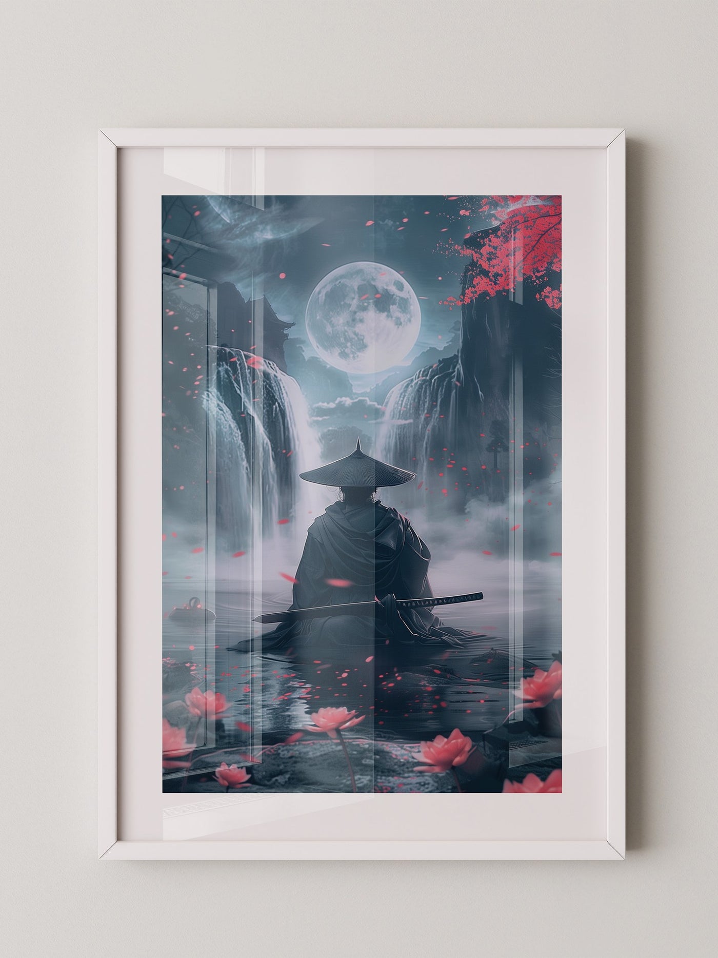 Samurai Nacht Mondscheinblüten