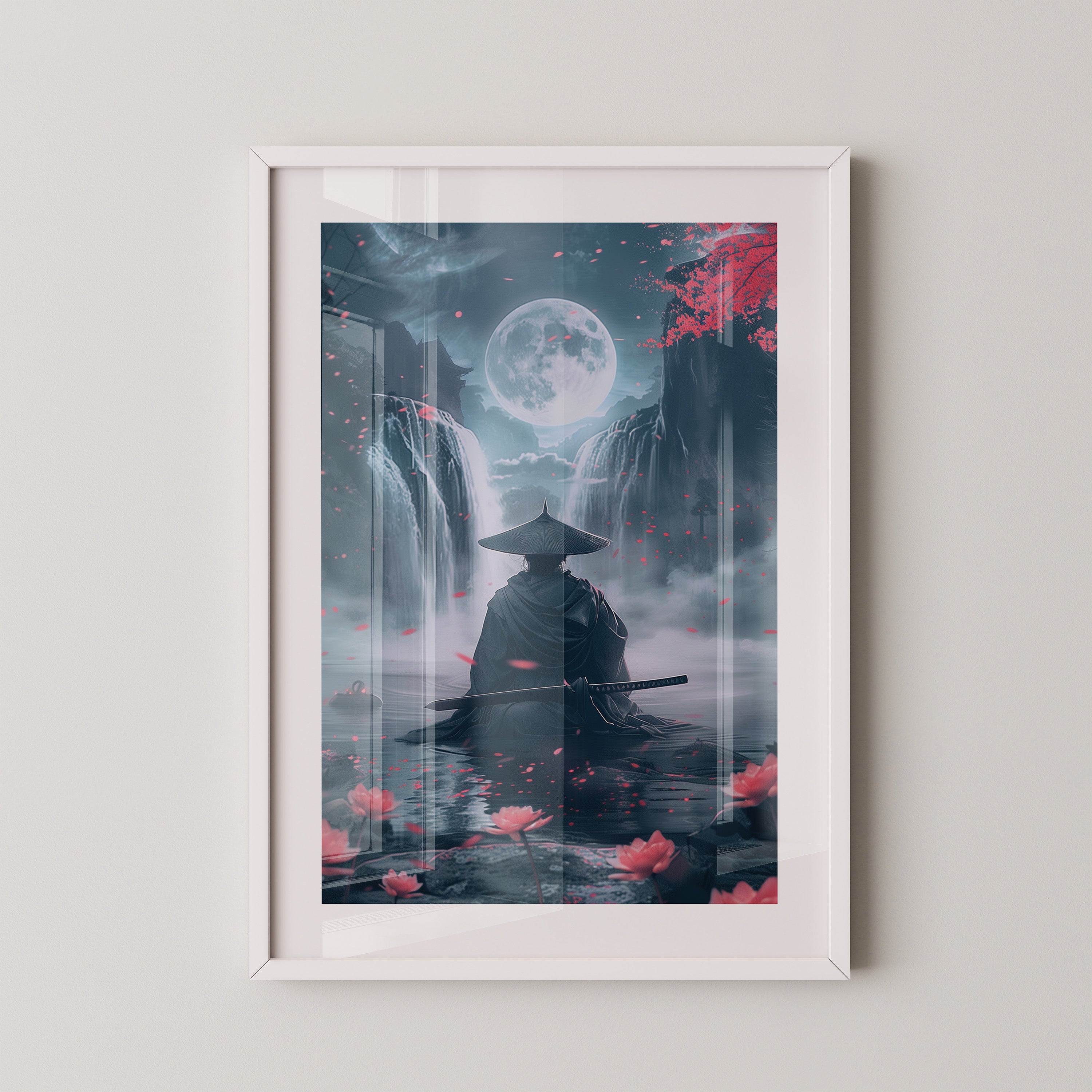 Samurai Nacht Mondscheinblüten