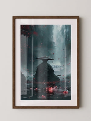 Samurai Wasserfall Rotblüten