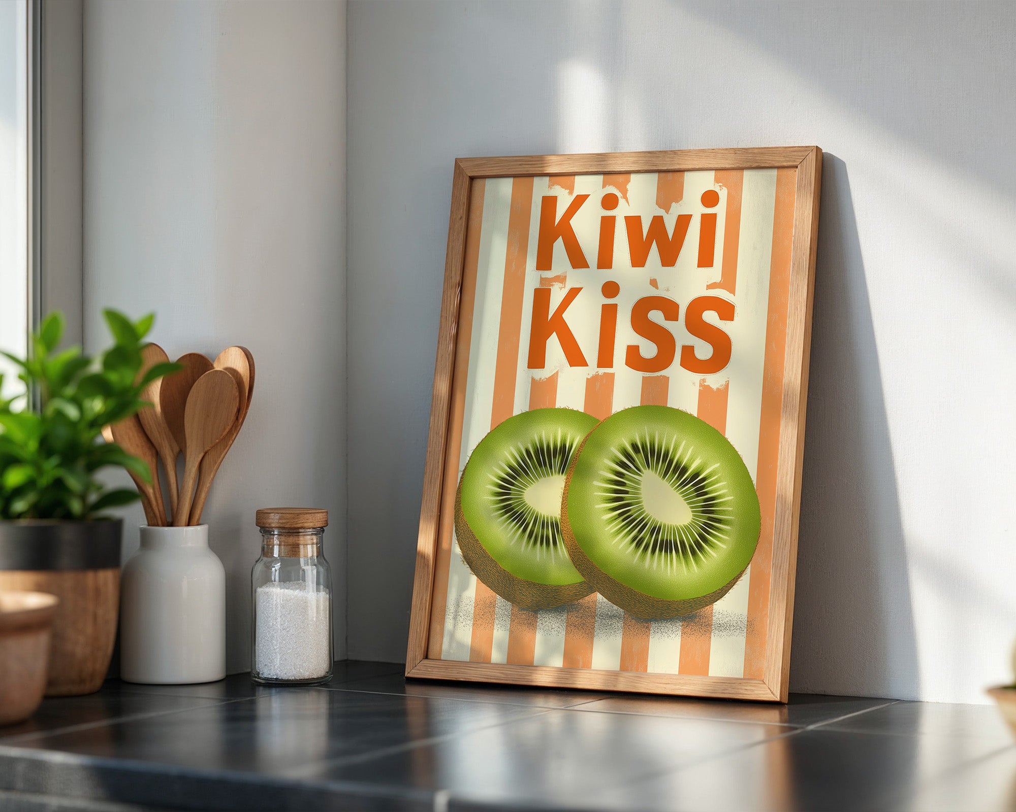 Kiwi Retro Streifen