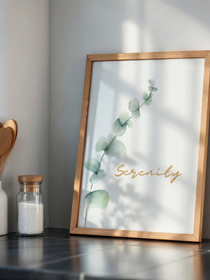 Eukalyptus Aquarell schlicht