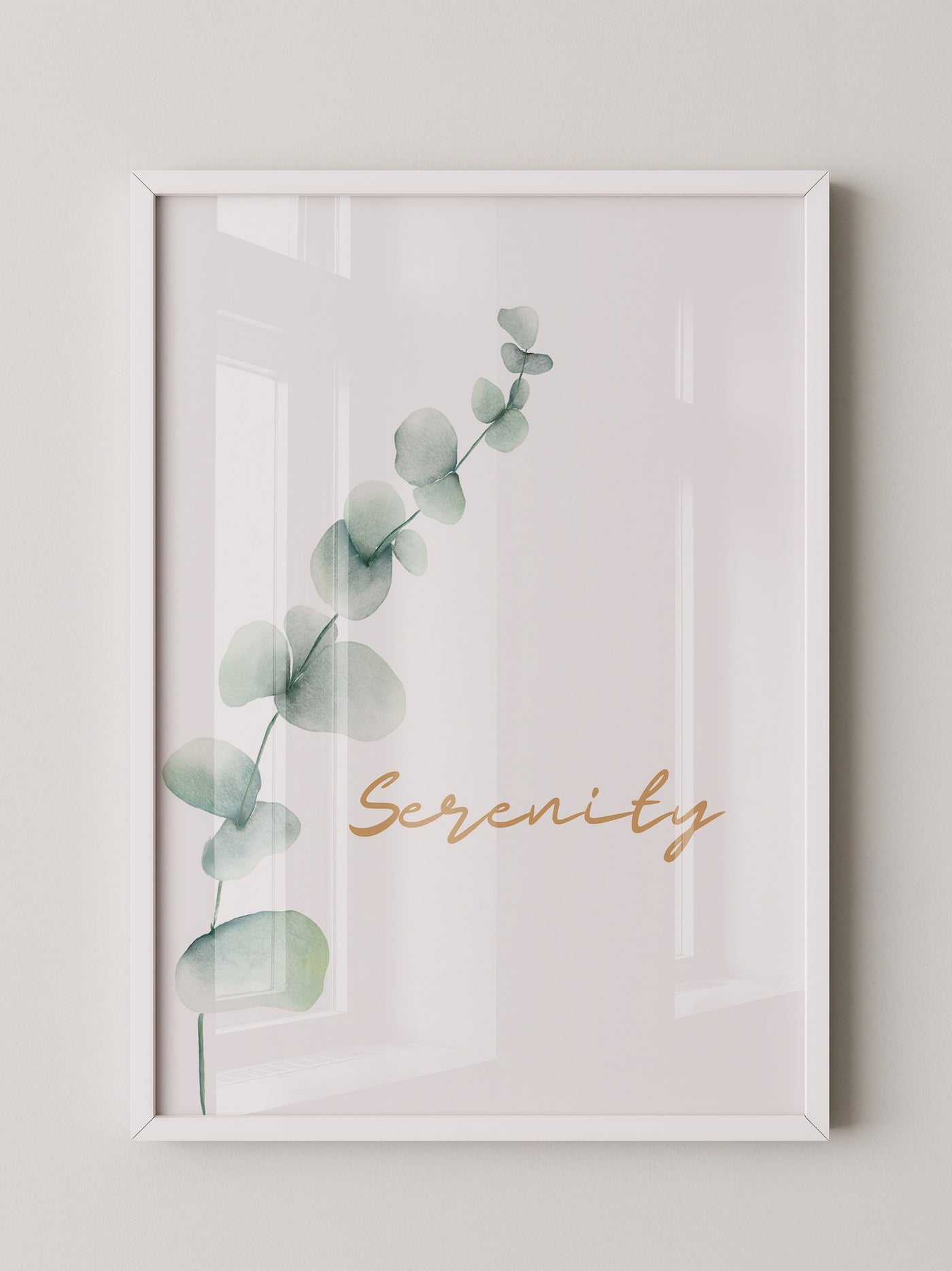 Eukalyptus Aquarell schlicht