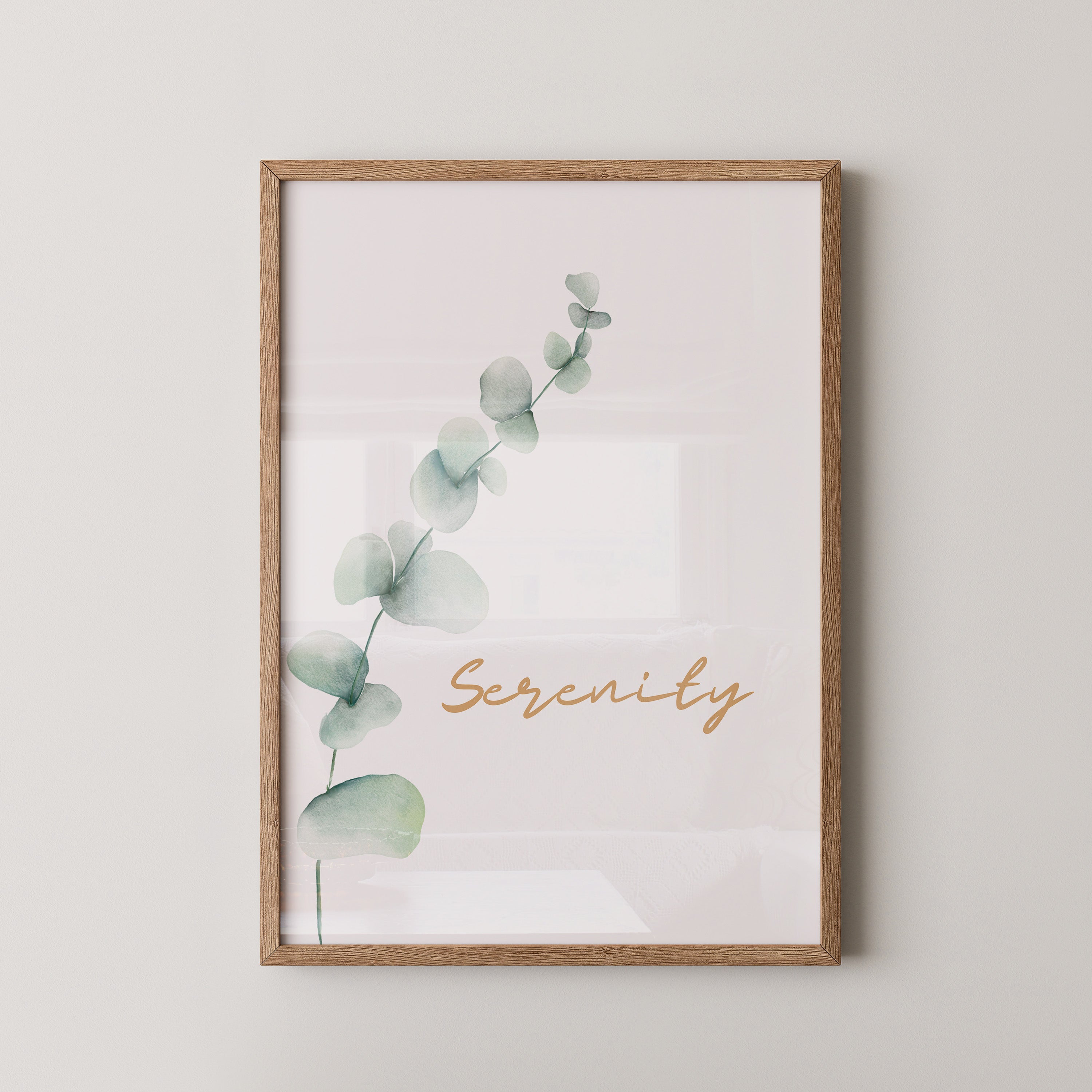 Eukalyptus Aquarell schlicht