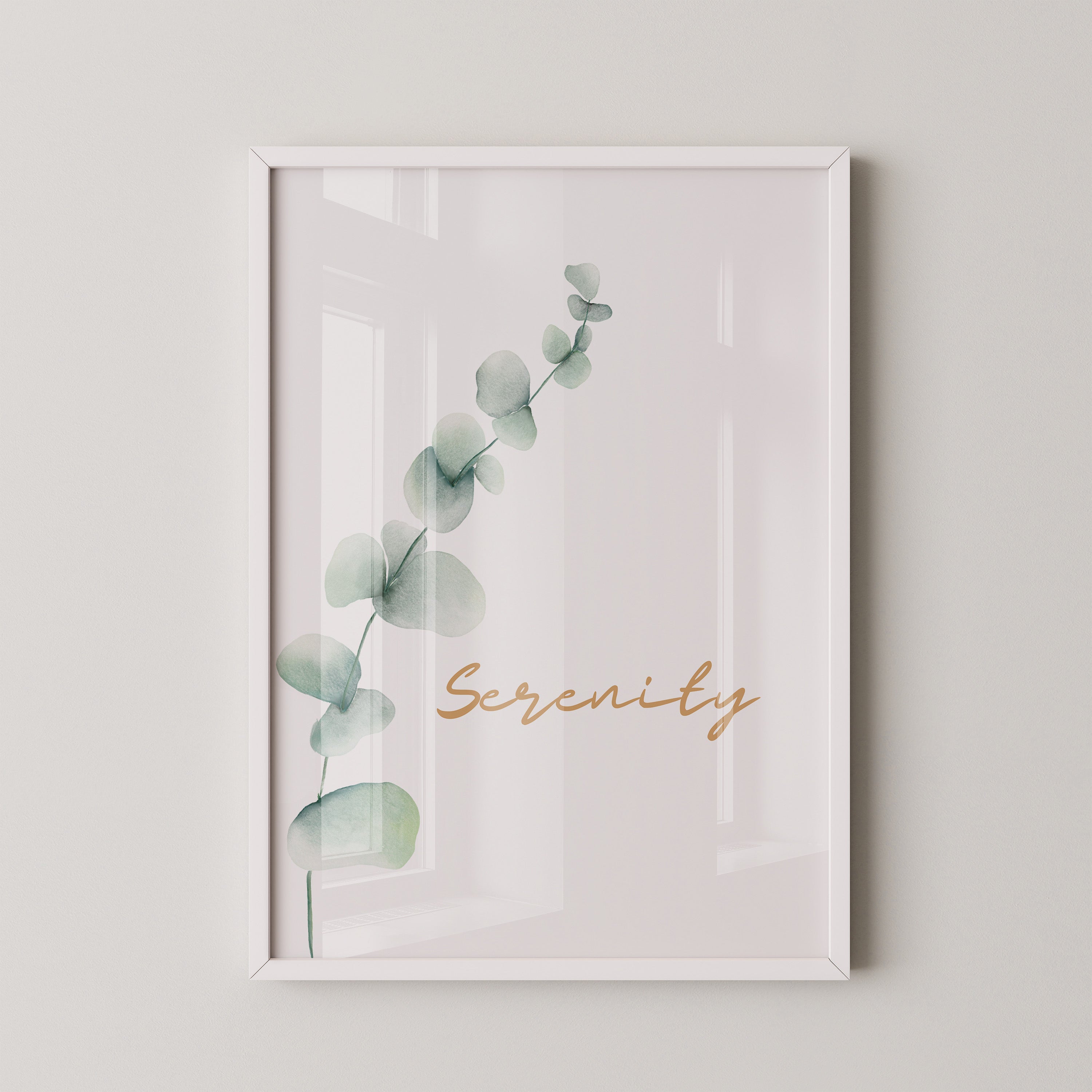 Eukalyptus Aquarell schlicht