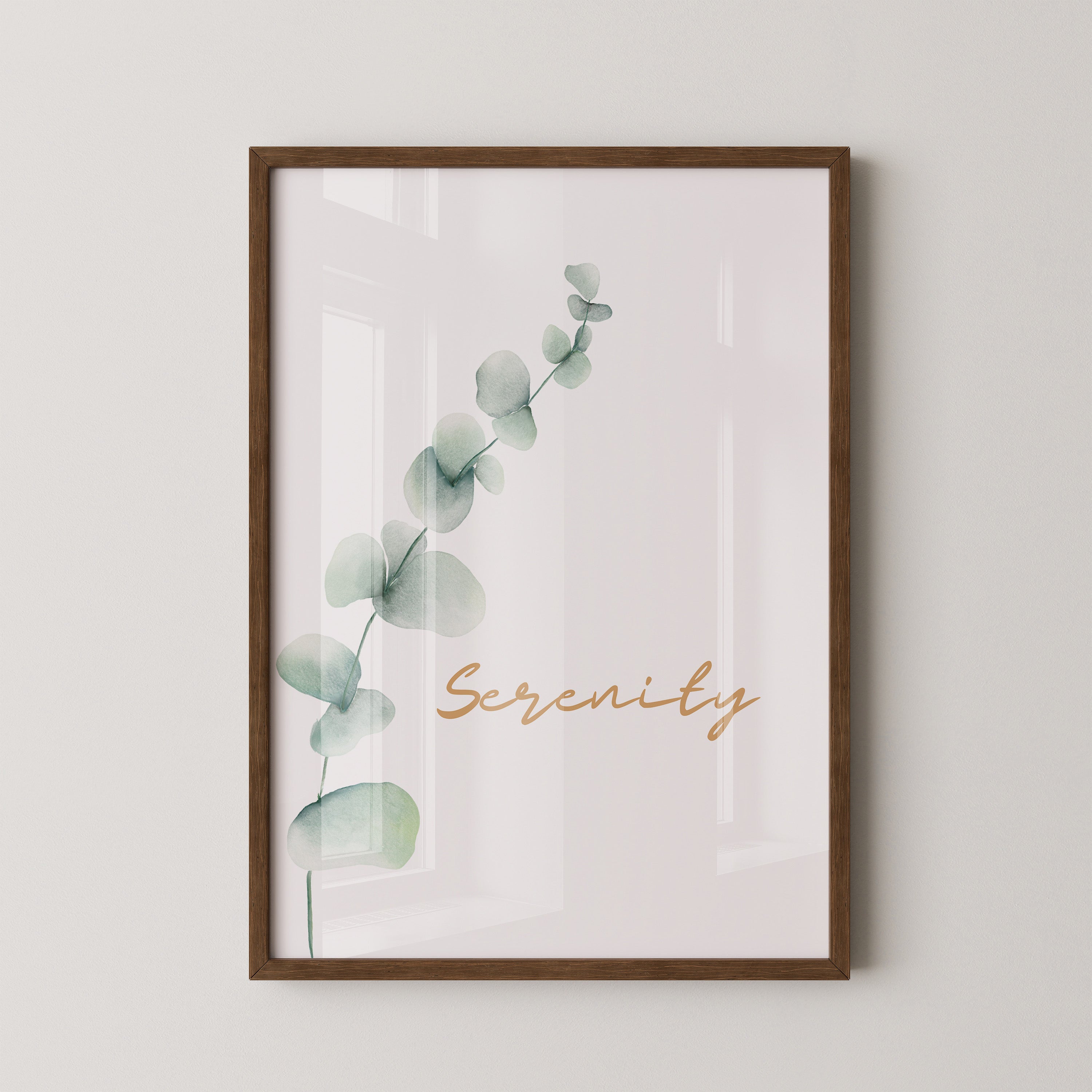 Eukalyptus Aquarell schlicht